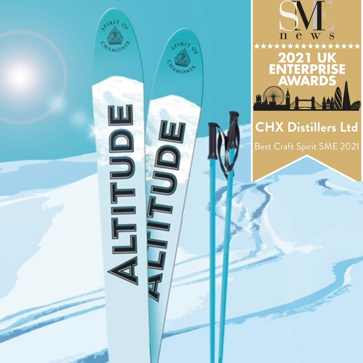 CHX Distillers wins Best Craft Spirit SME 2021 for Altitude Gin